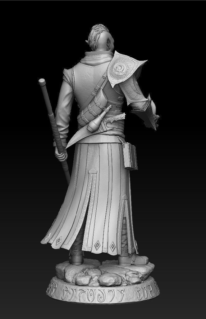 Dark Elf 3D print model_5