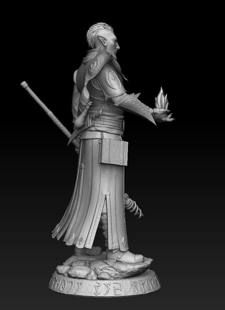 Dark Elf 3D print model_6