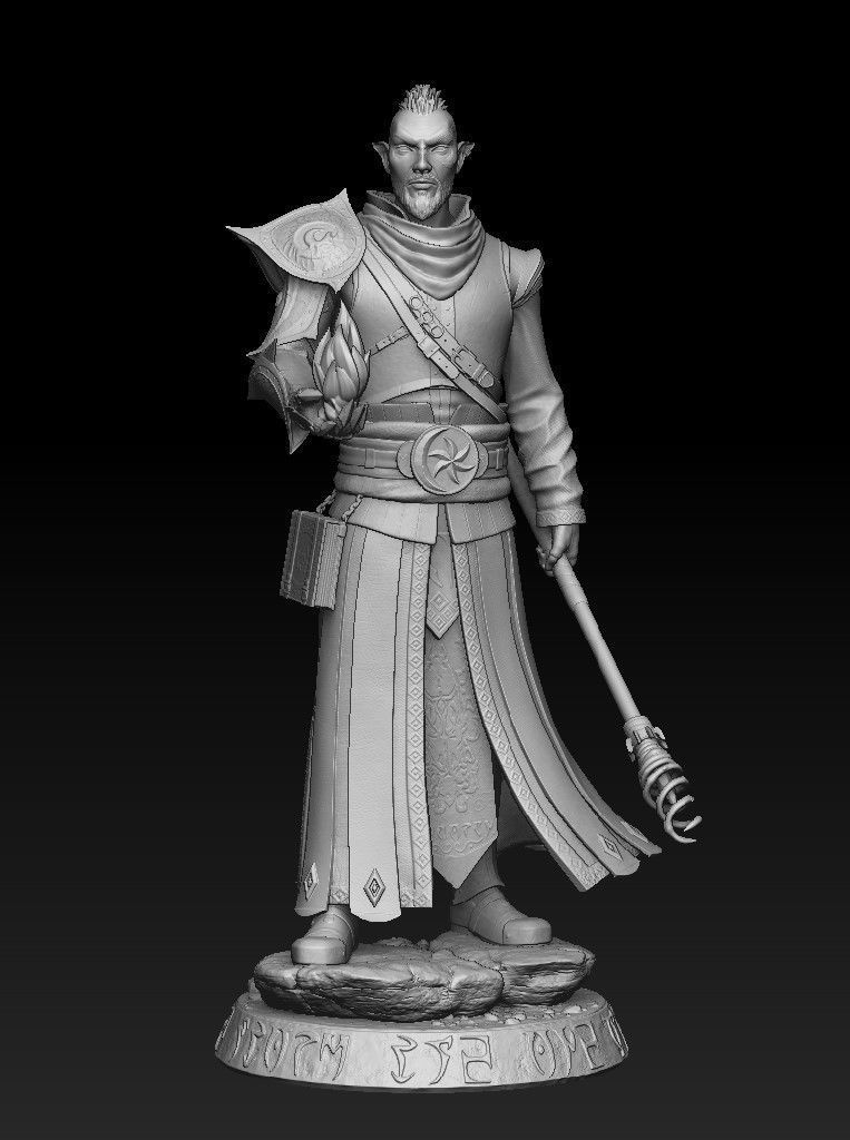 Dark Elf 3D print model_8