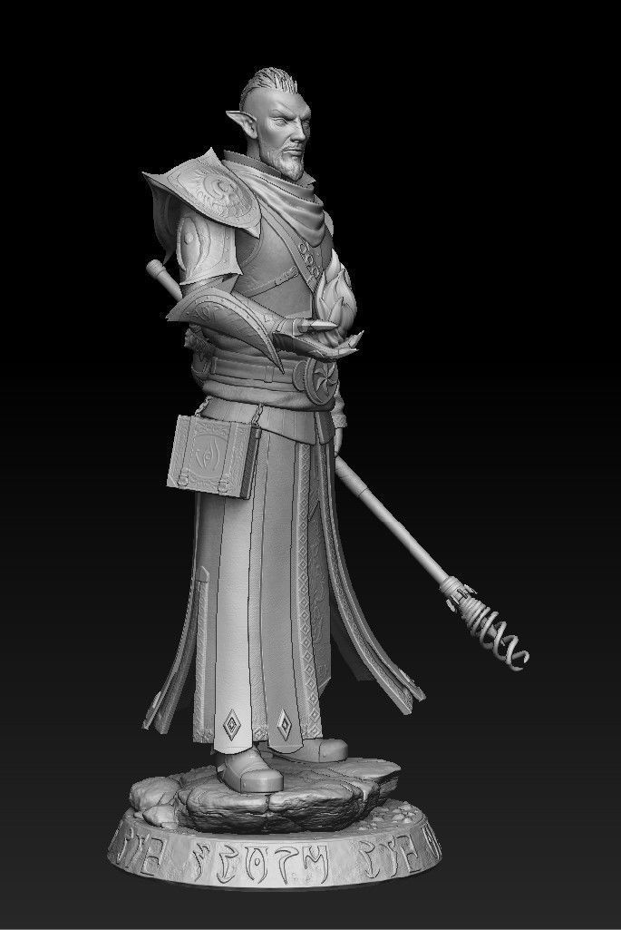 Dark Elf 3D print model_7
