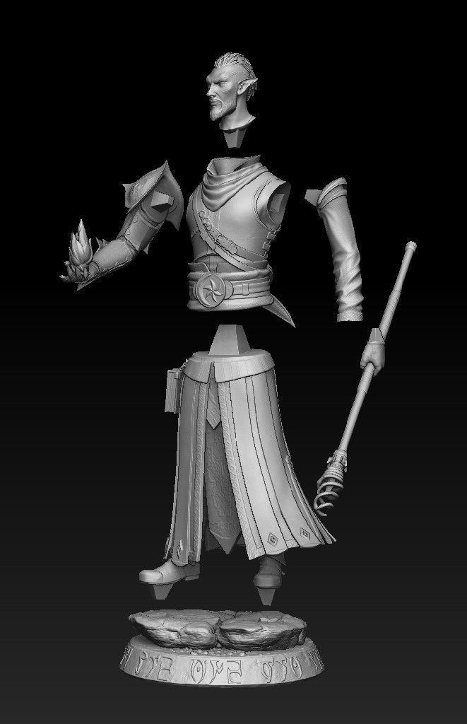 Dark Elf 3D print model_11