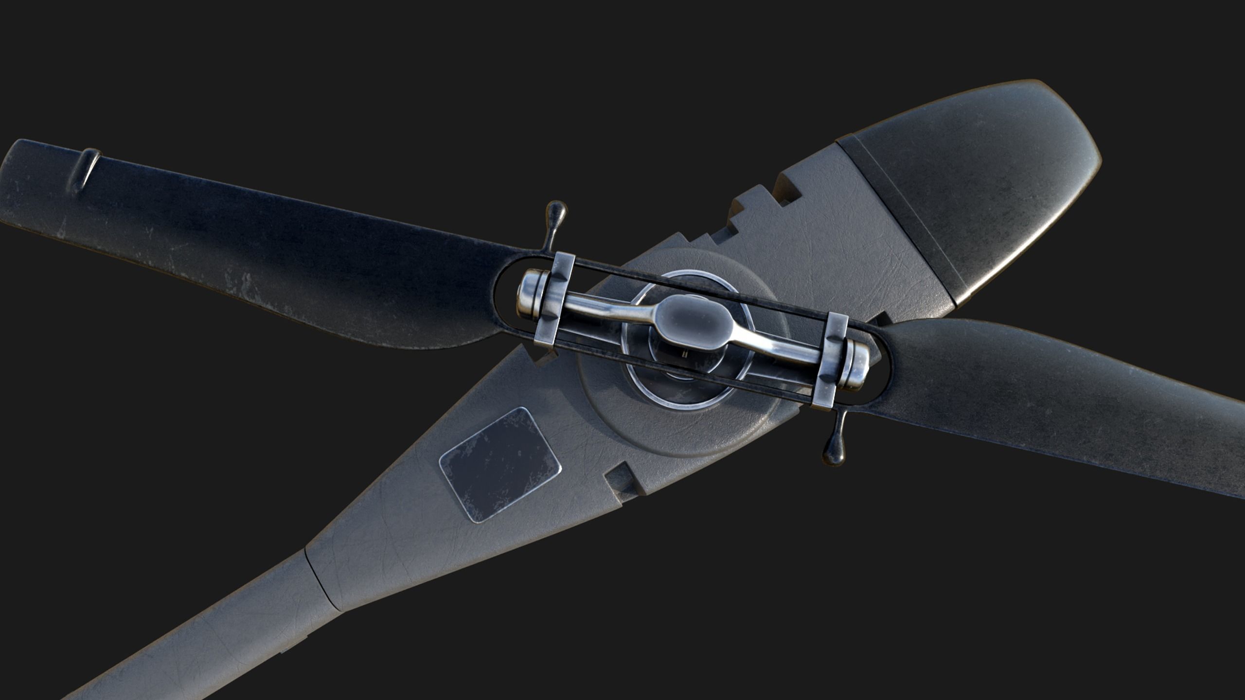 drone hovercraft 3D model_8