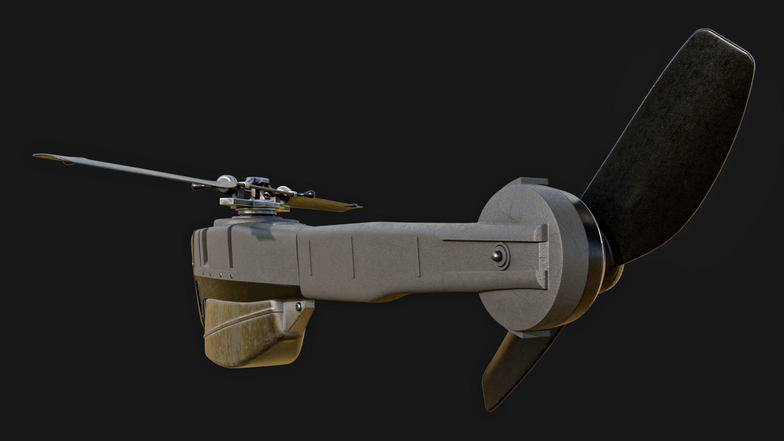 drone hovercraft 3D model_7