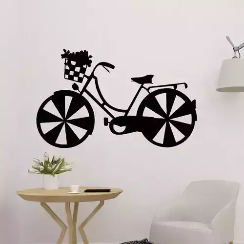 Bicycle 2D Wall Decor