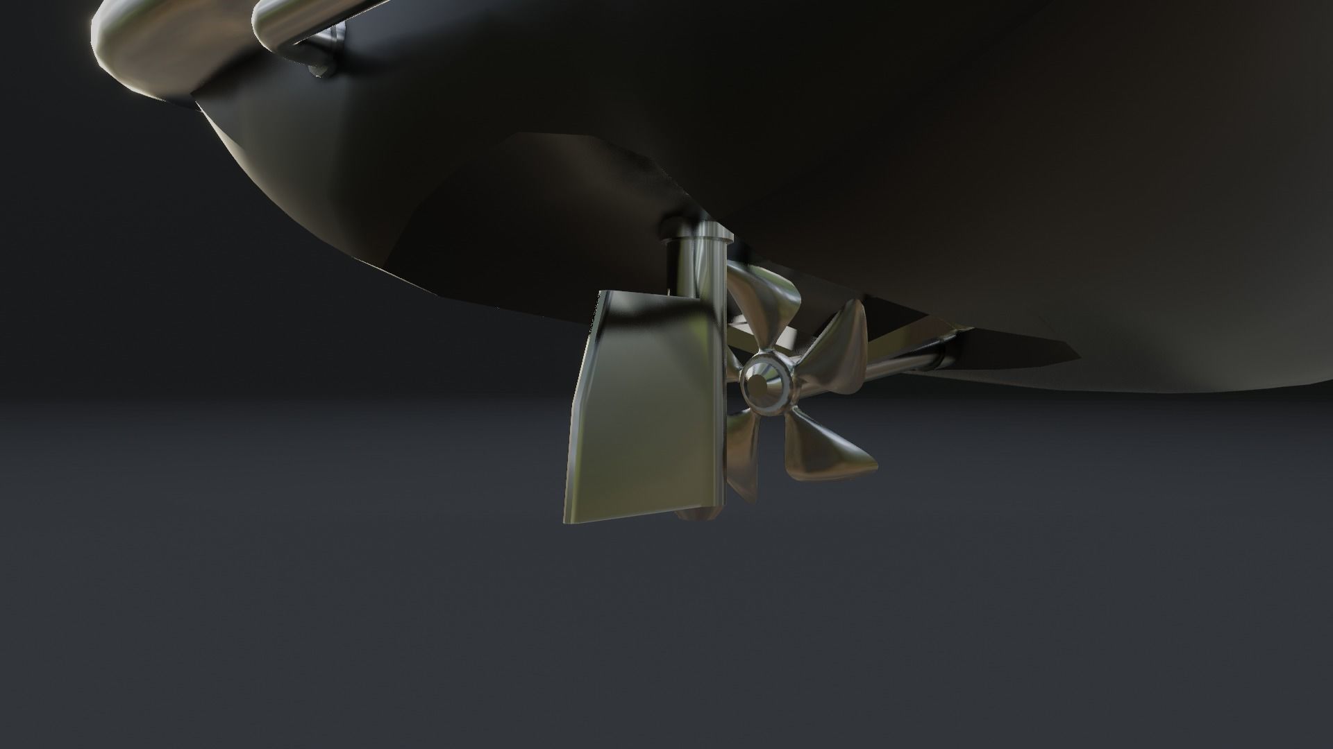 Speedboat  Low-poly 3D model_13