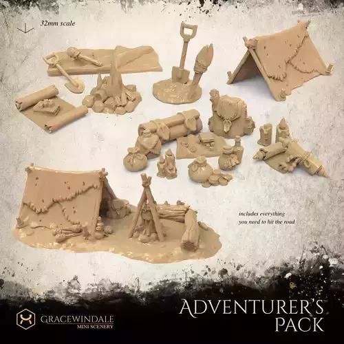 Adventurers Pack 3D print model