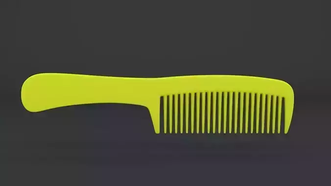 comb hair 3D print model