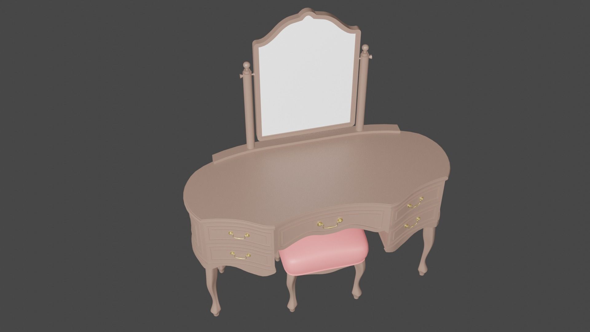 dresser 3D model Free 3D model Free 3D model_2