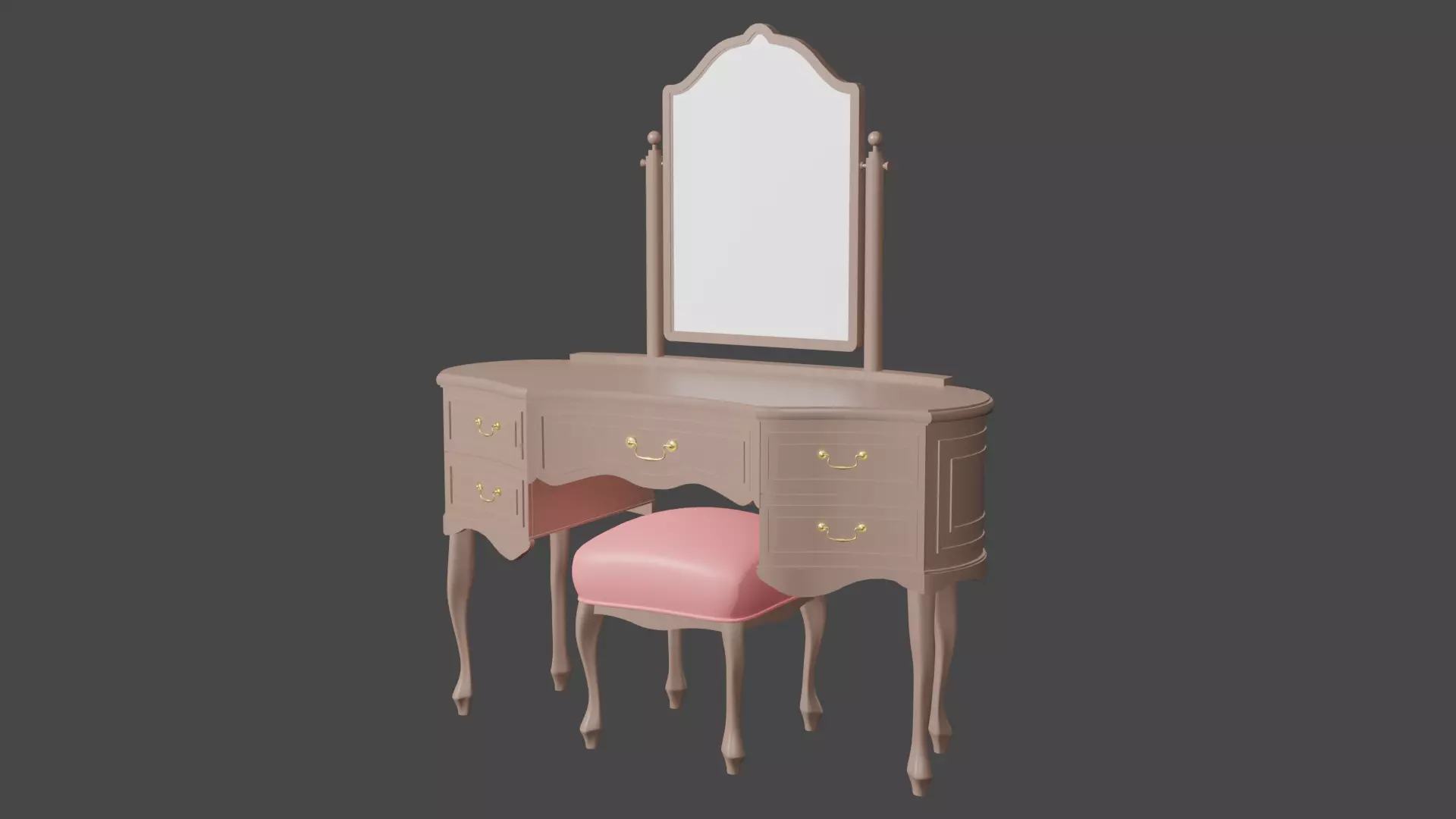 dresser 3D model Free 3D model Free 3D model_0