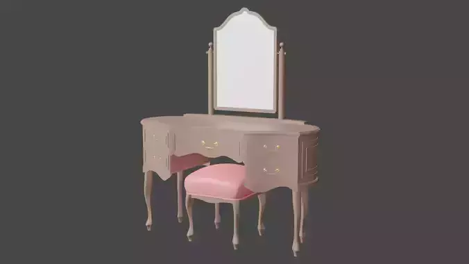 dresser 3D model Free 3D model