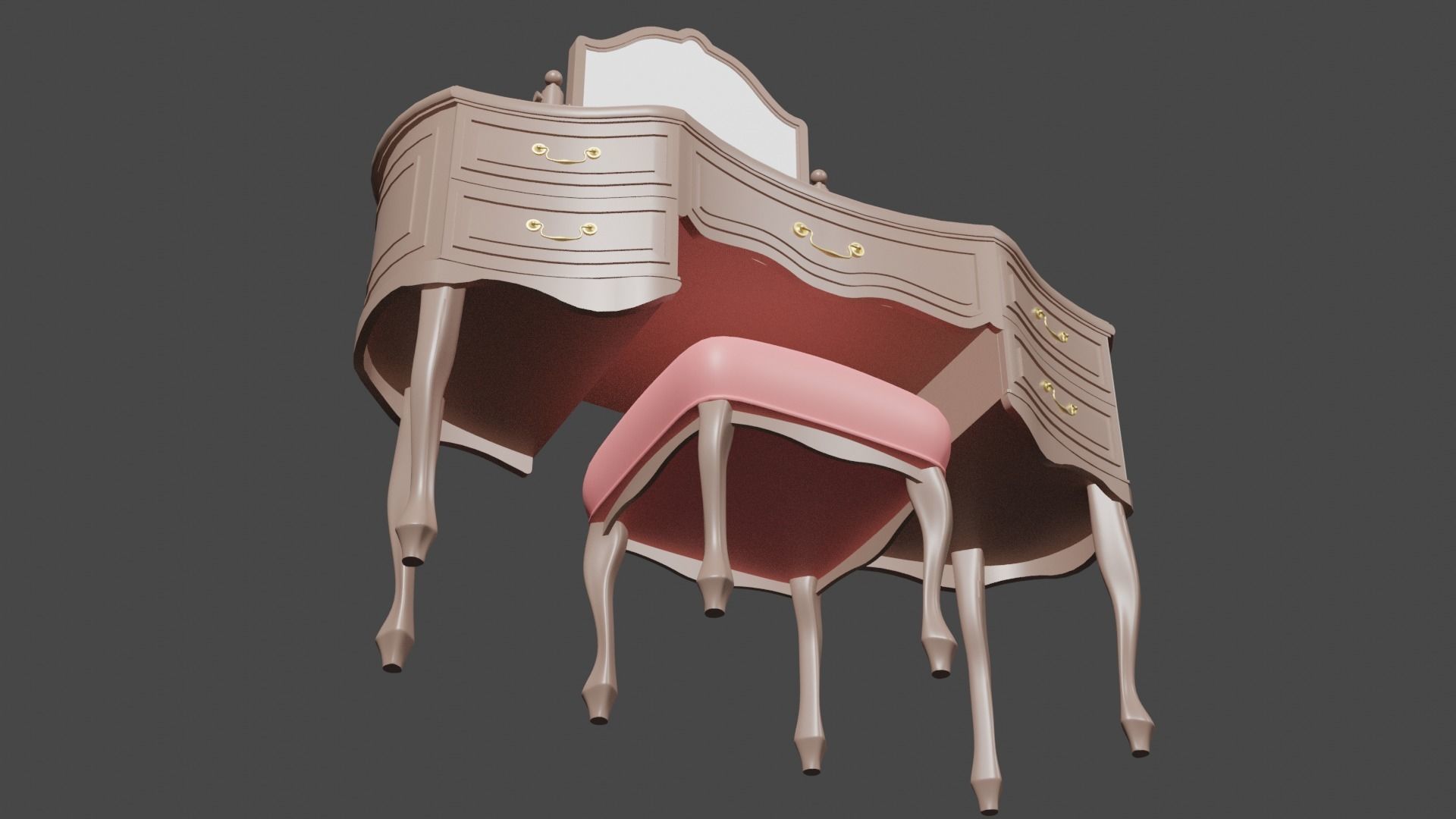 dresser 3D model Free 3D model Free 3D model_3