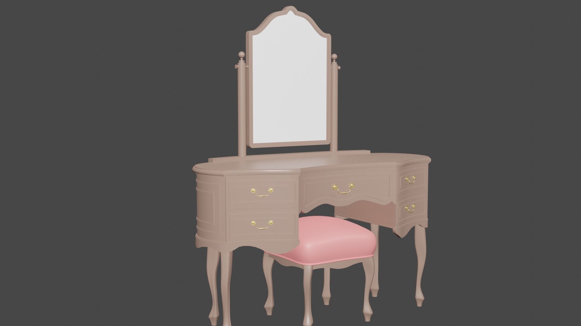 dresser 3D model Free 3D model Free 3D model_1