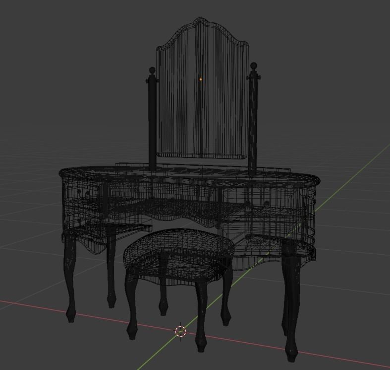 dresser 3D model Free 3D model Free 3D model_5