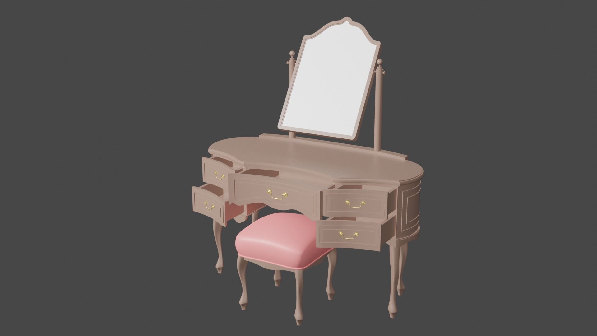 dresser 3D model Free 3D model Free 3D model_4