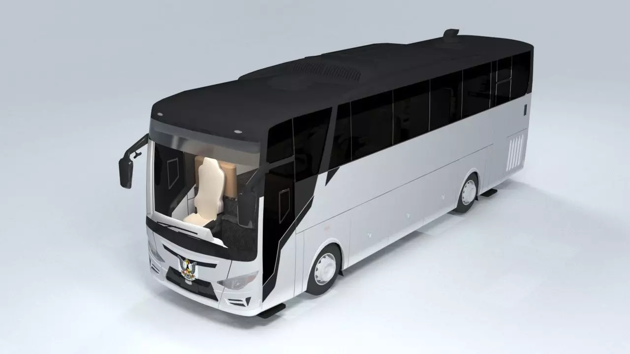 Bus Pemiere Free 3D model