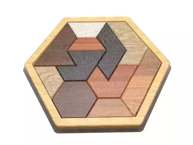 Wooden Puzzle 3D Print