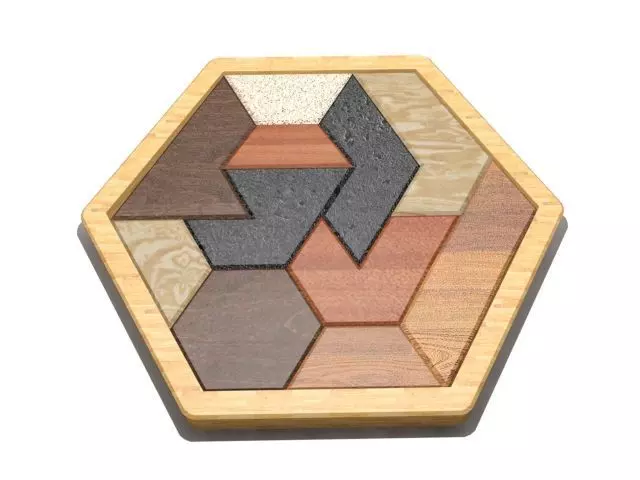 Wooden Puzzle 3D Print 3D print model