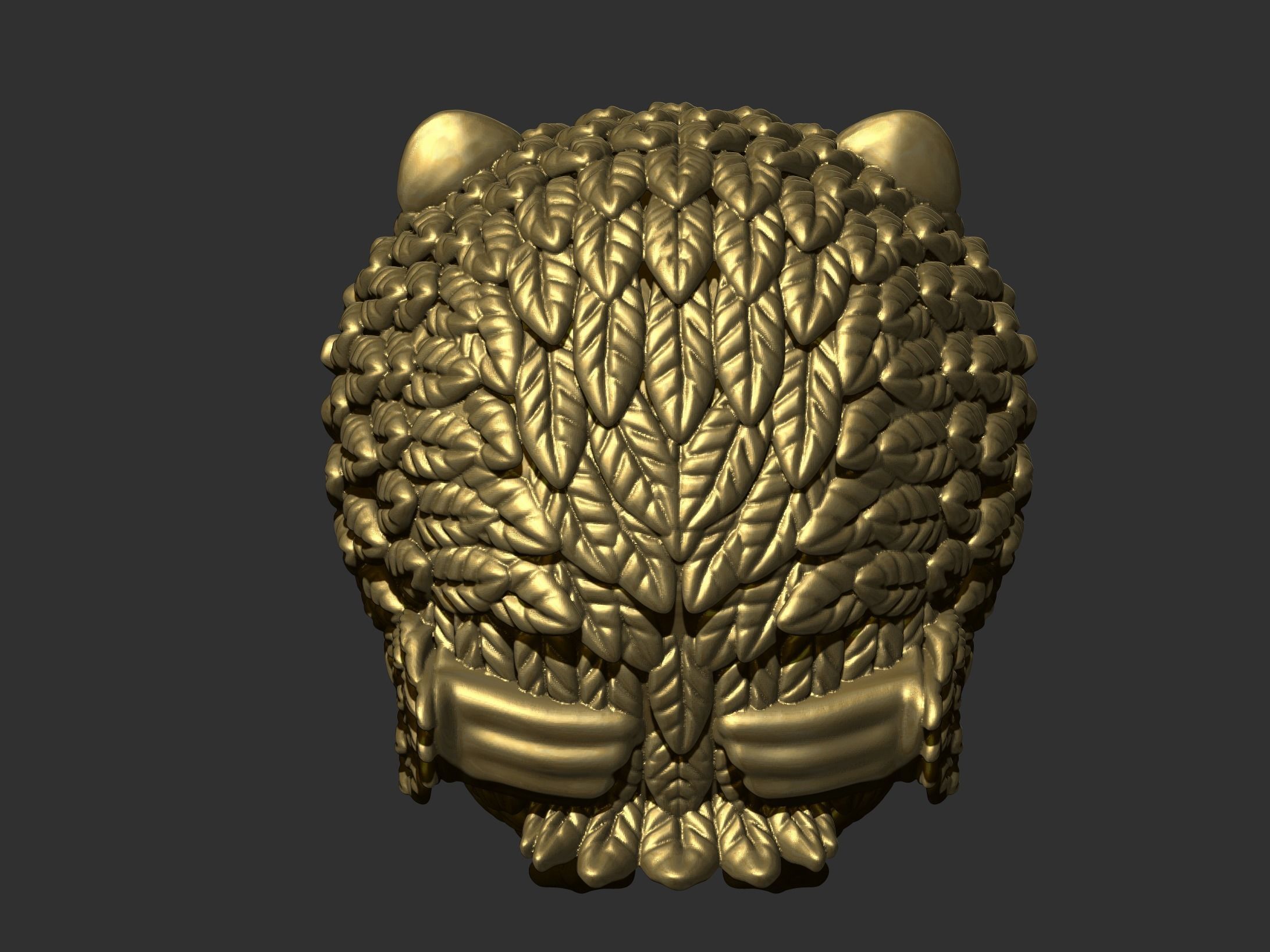 baby owl 3D print model_5