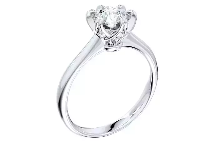 Jewelry Engagement Ring Diamond Basket CAD Design-- CC38--5-8mm