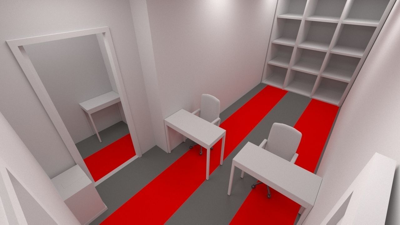 Airport Office Free 3D model_3