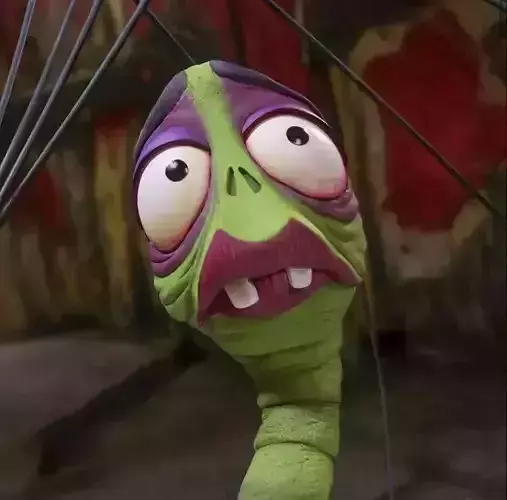 Maggot  Corpse Bride 3D print model