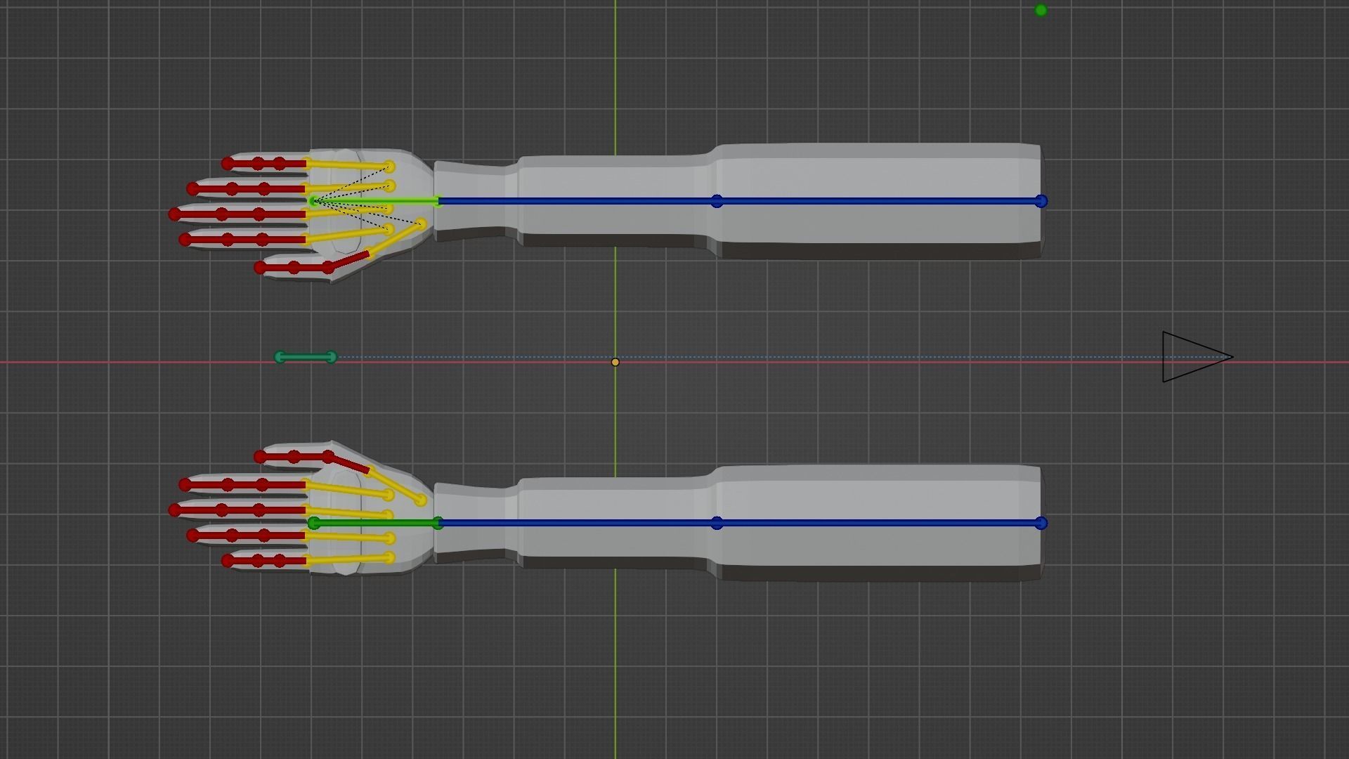 Low Poly Riggify Hands FPS Low-poly 3D model_2