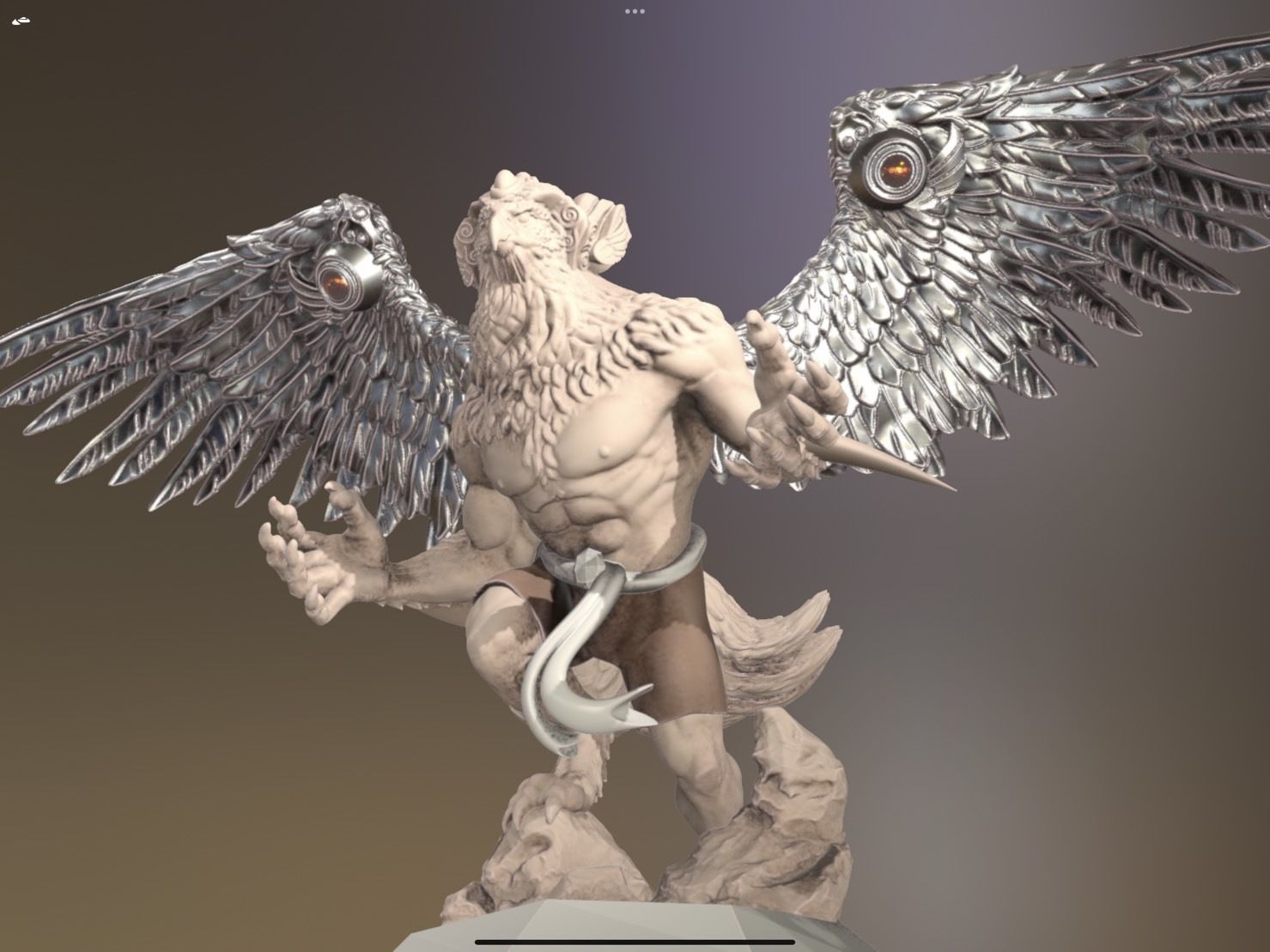 Garuda Thai  3D print model_6