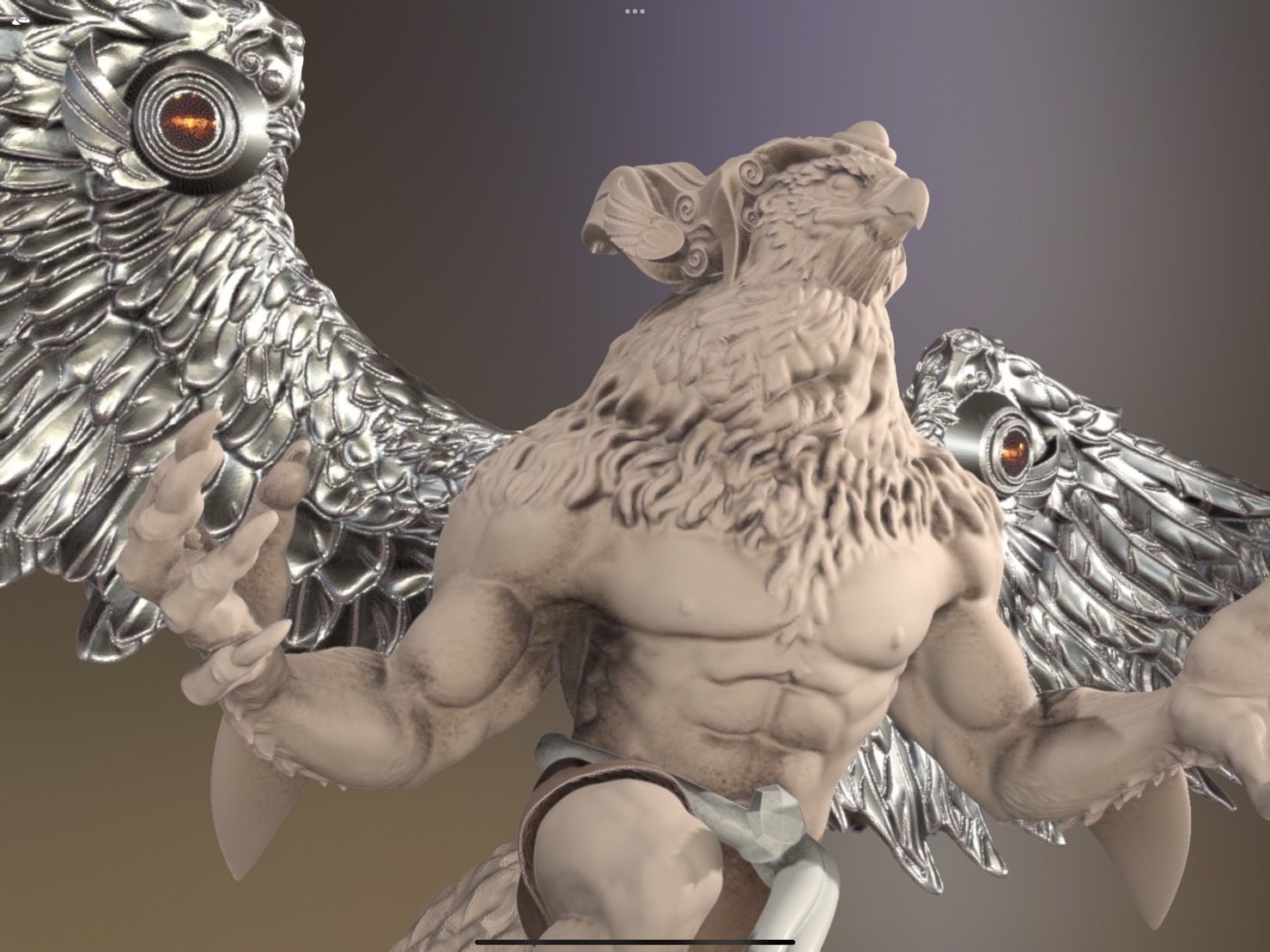 Garuda Thai  3D print model_2