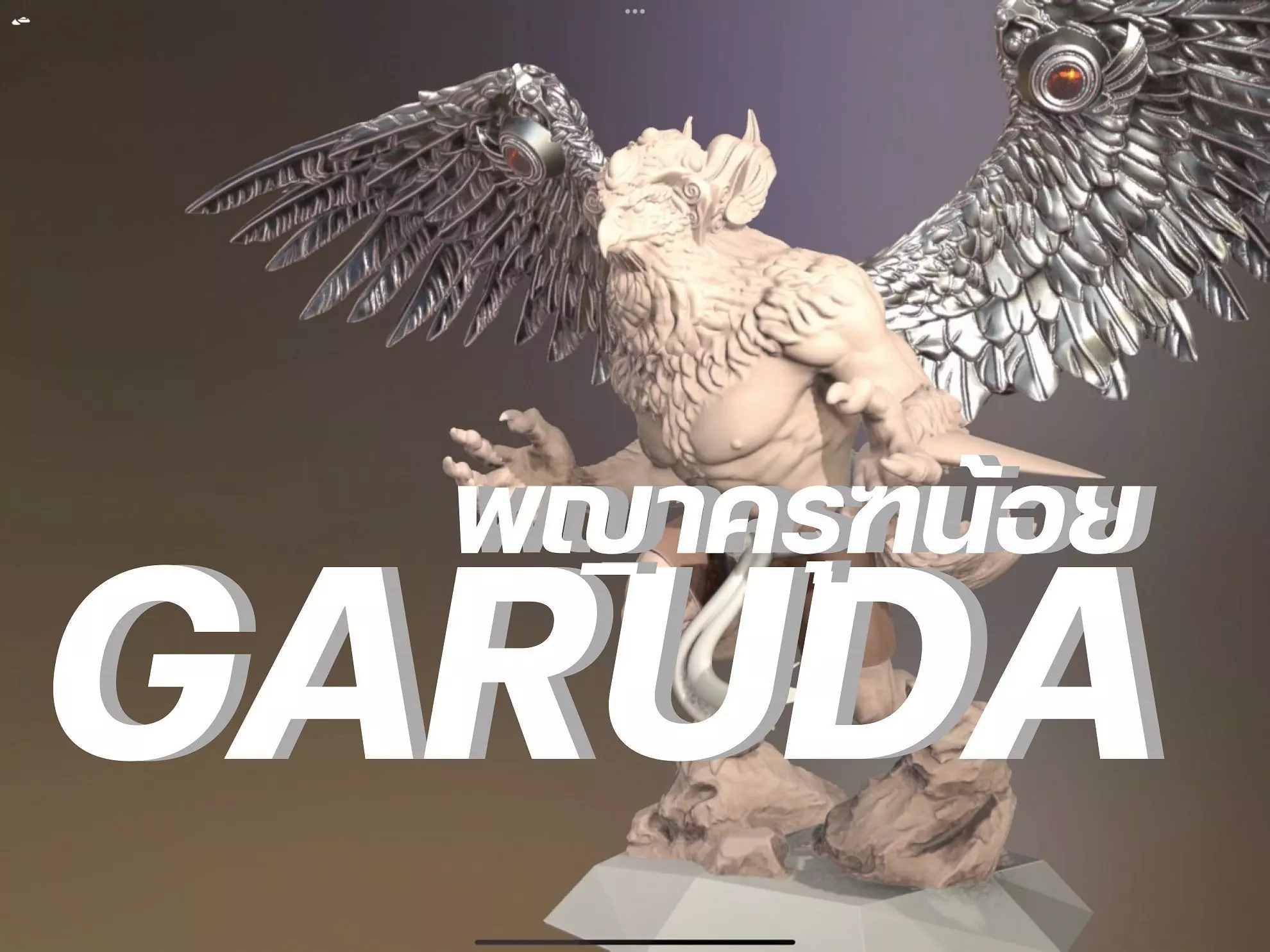 Garuda Thai  3D print model_0