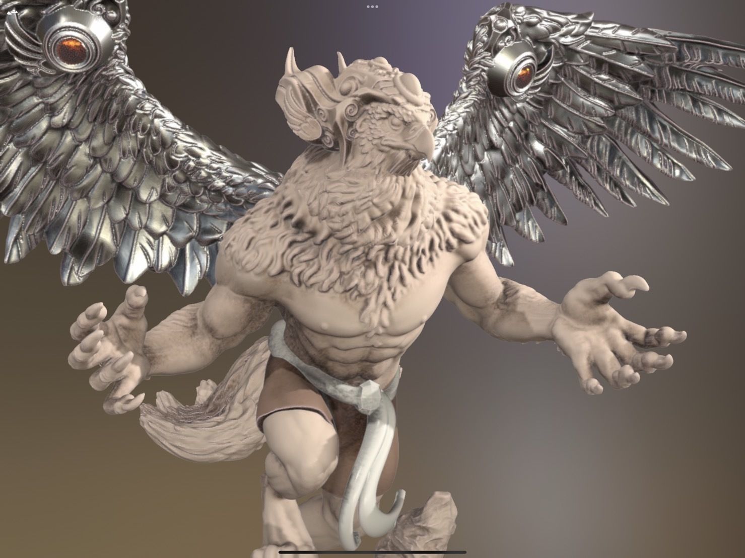 Garuda Thai  3D print model_12