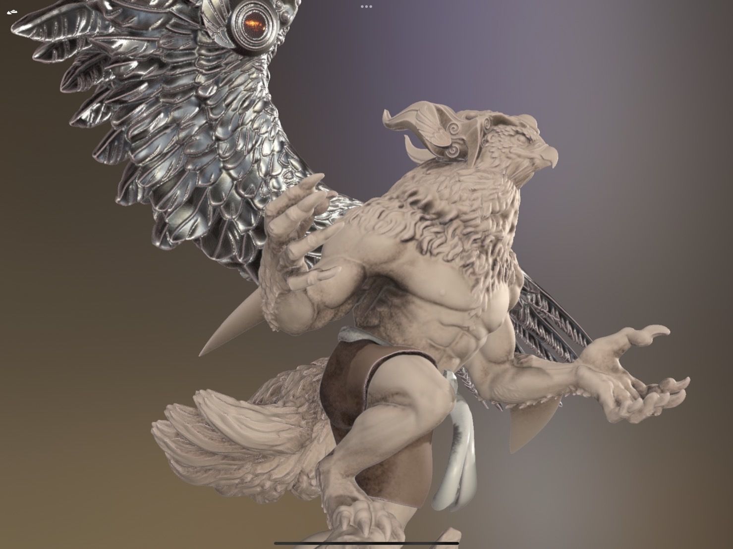 Garuda Thai  3D print model_1