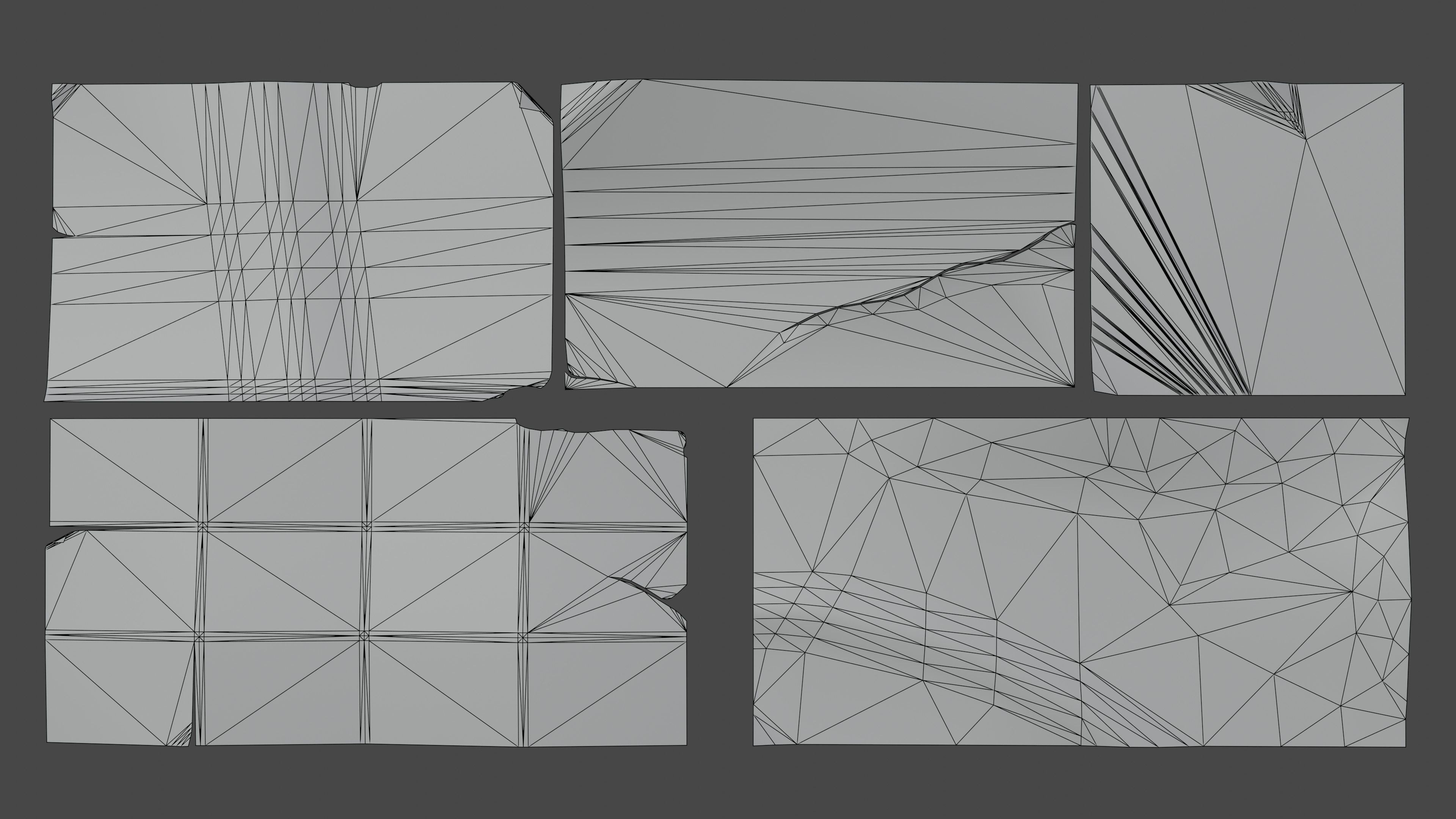 Wall Posters Fictional Brand Low-poly 3D model_8