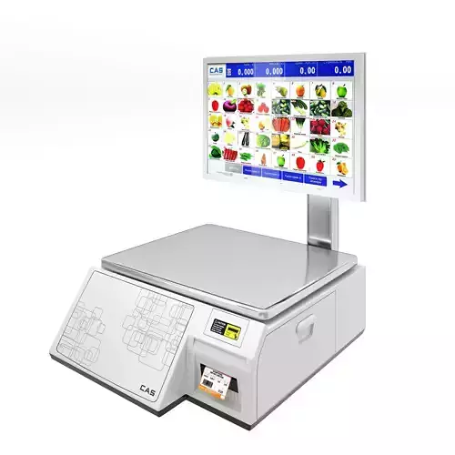 Label Printing Scales CAS 3D model