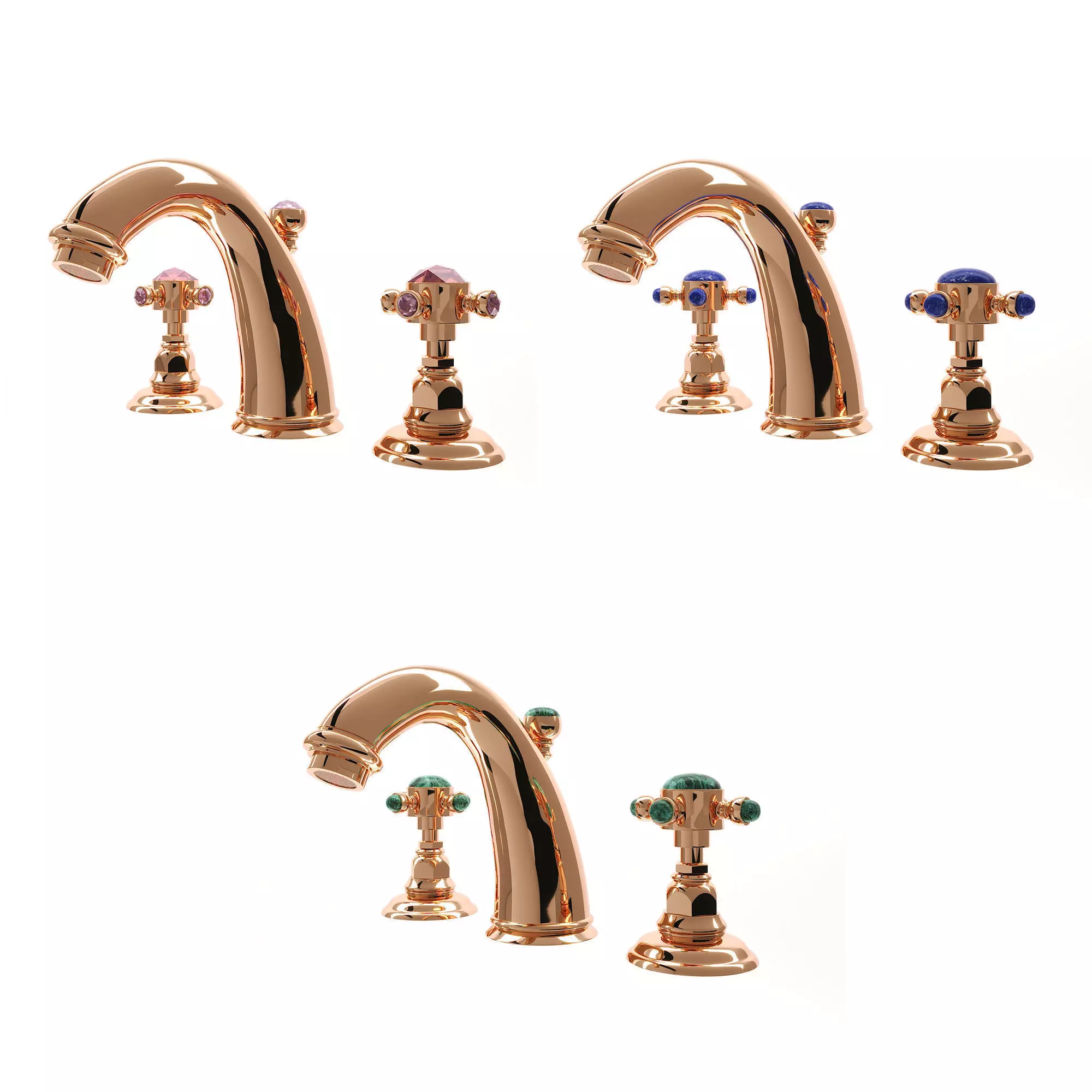 Wash Basin Mixer Nicolazzi Series Le Pietre 3D model