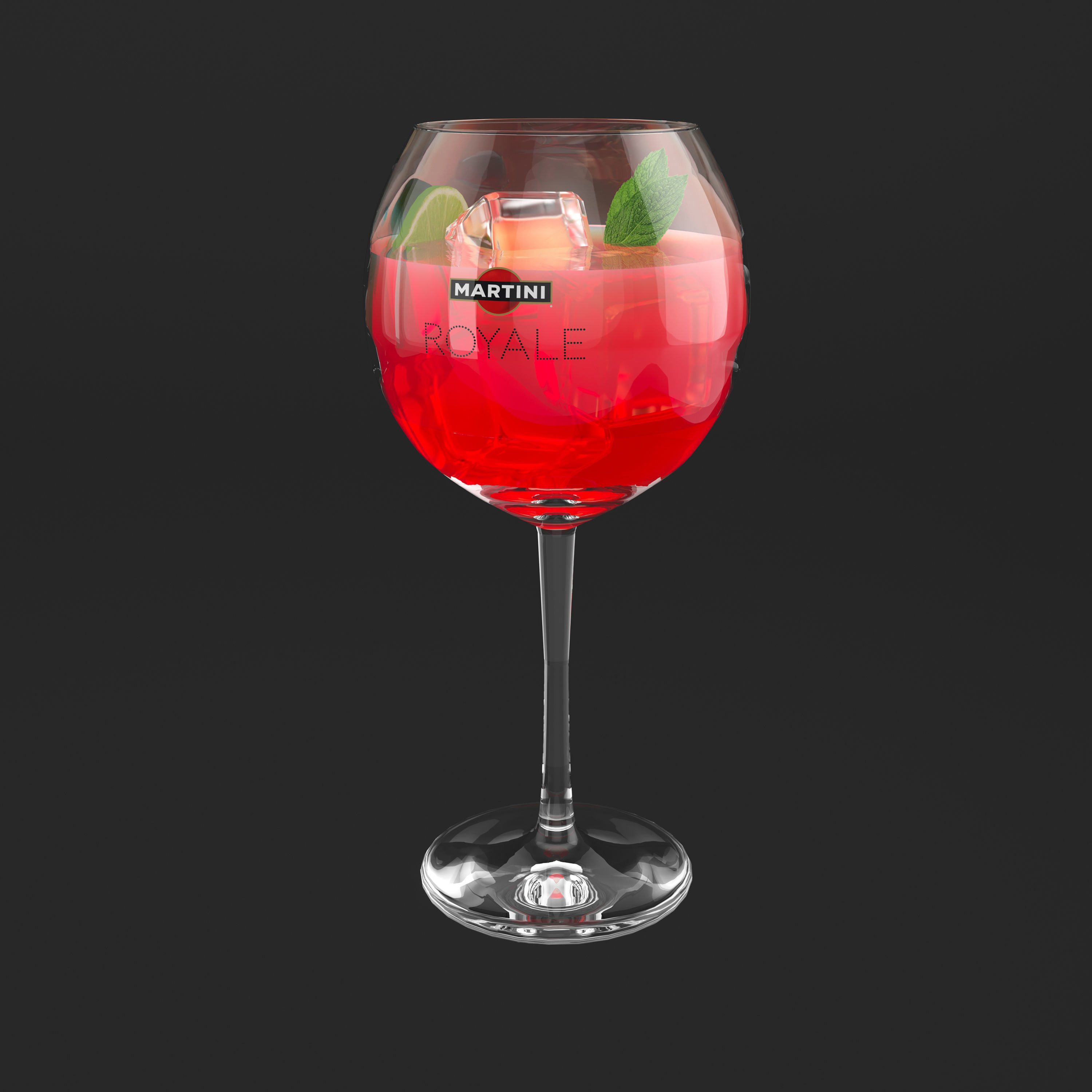 Cocktails Martini 3D model_3