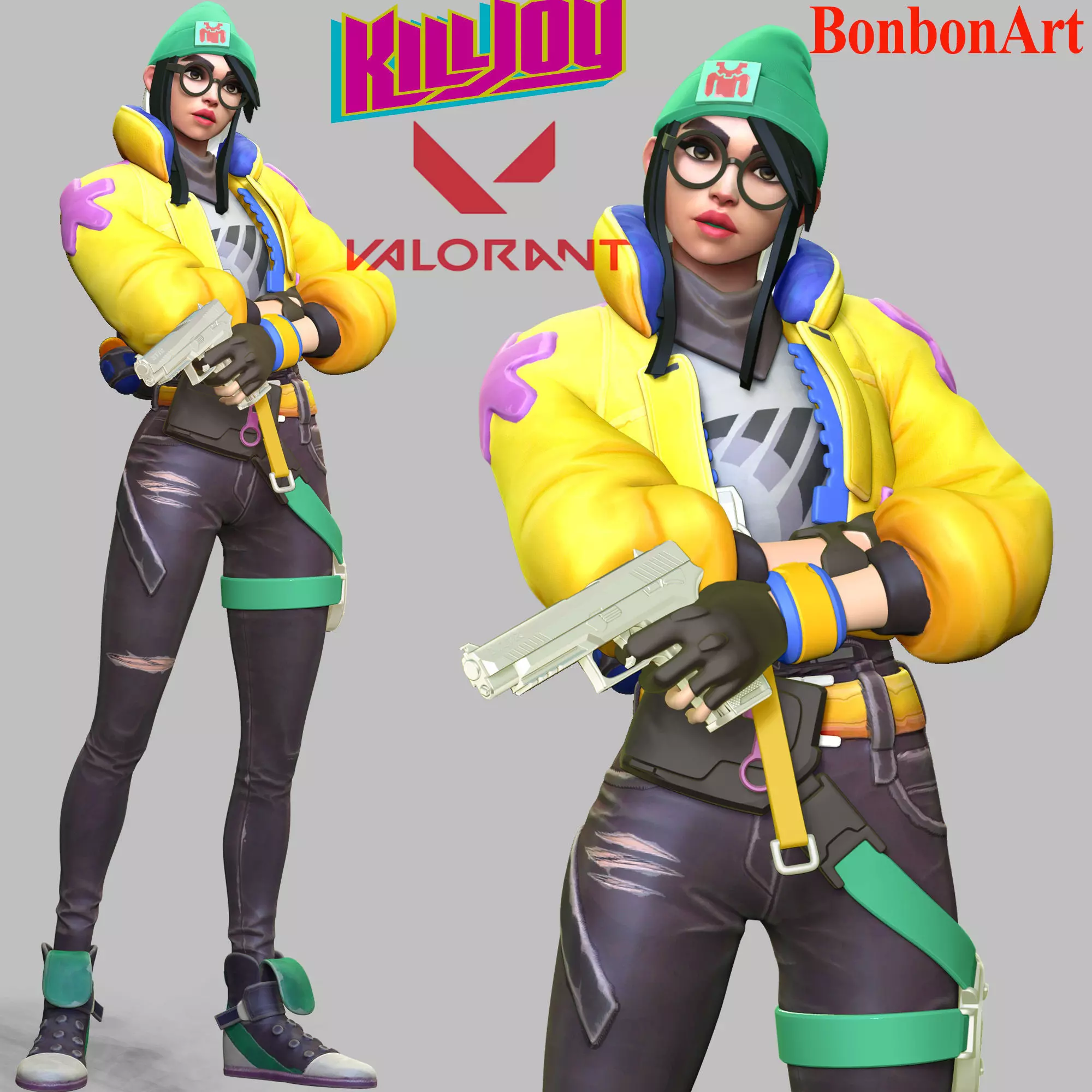 Killjoy - Valorant 3D print model_0