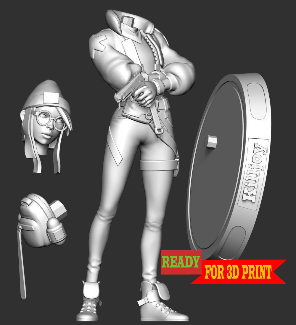 Killjoy - Valorant 3D print model_4