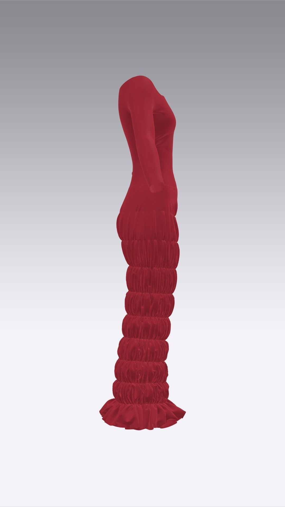 Dress Outfits MD CLO 3D ZPRJ ZPAC project files 3D model_16