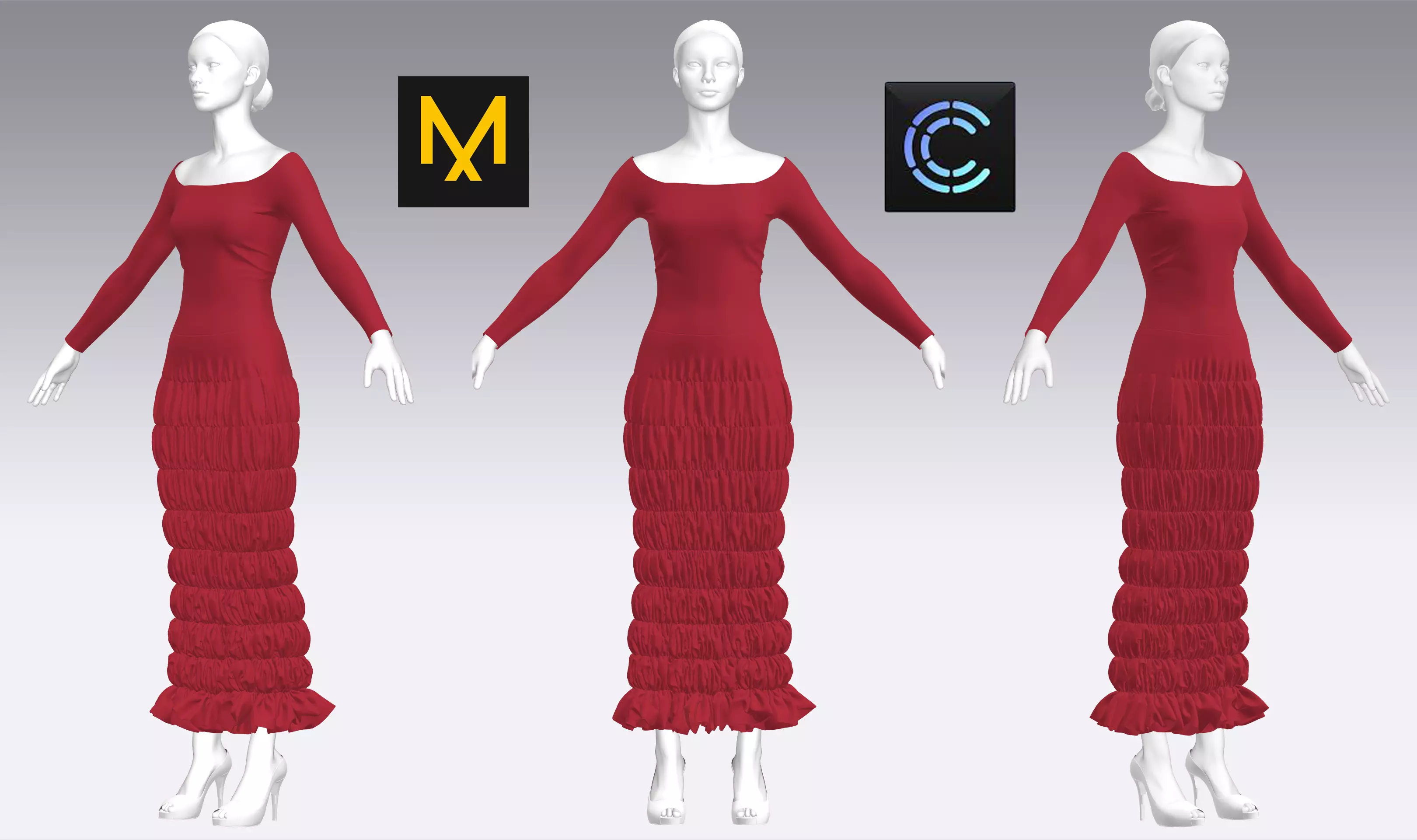 Dress Outfits MD CLO 3D ZPRJ ZPAC project files 3D model_0