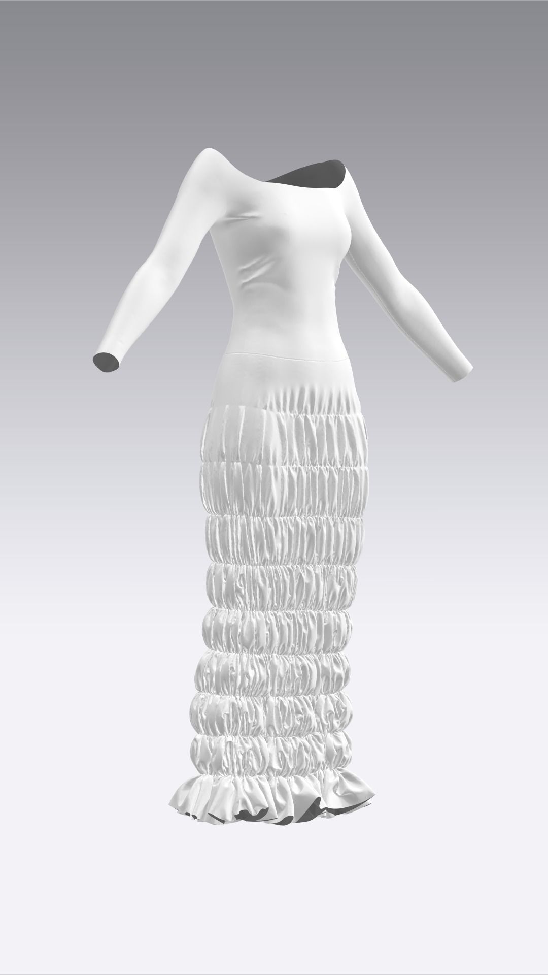 Dress Outfits MD CLO 3D ZPRJ ZPAC project files 3D model_13