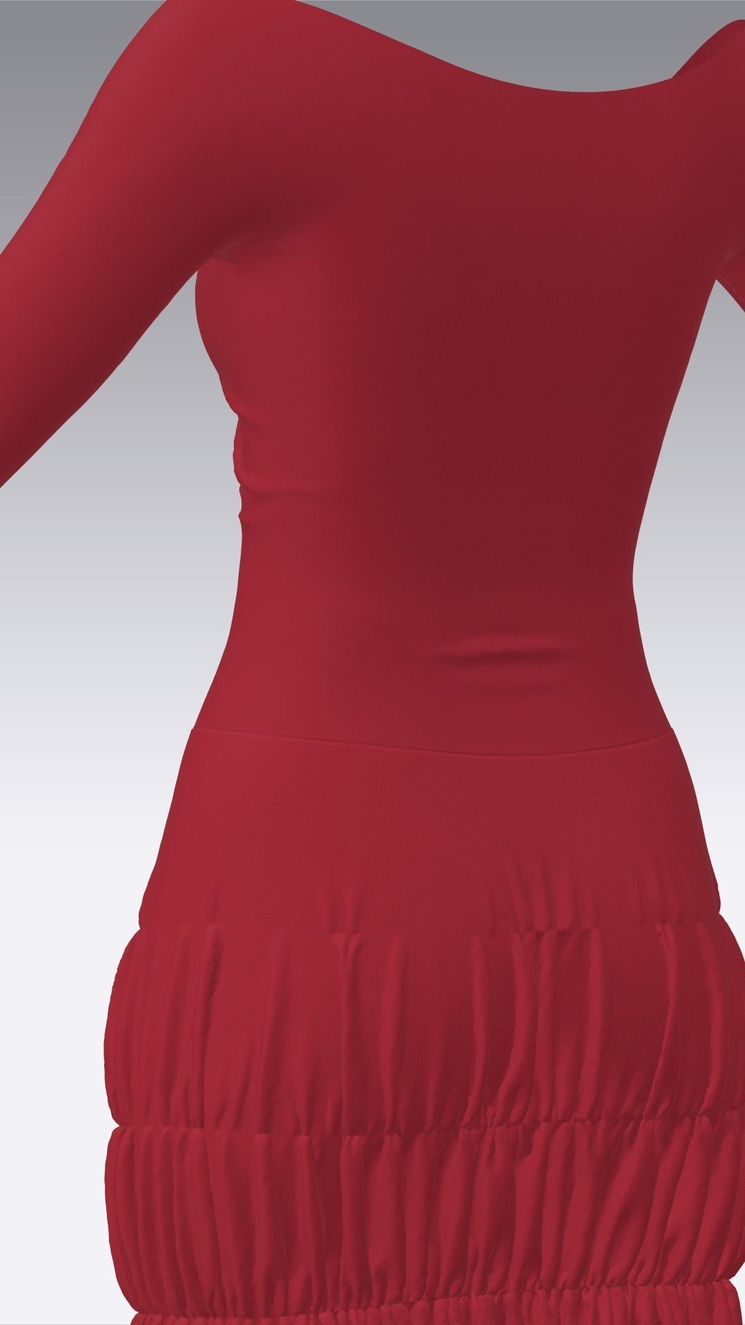 Dress Outfits MD CLO 3D ZPRJ ZPAC project files 3D model_41