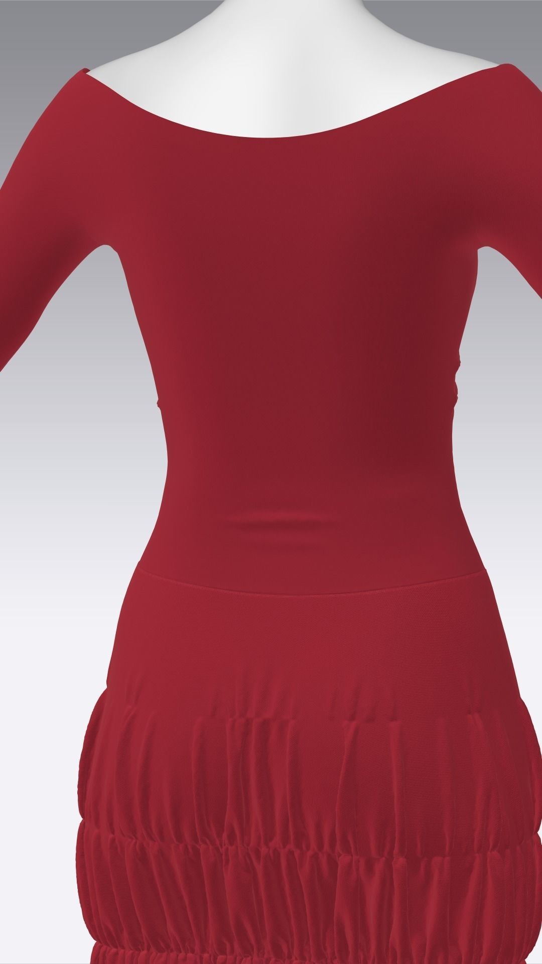 Dress Outfits MD CLO 3D ZPRJ ZPAC project files 3D model_39