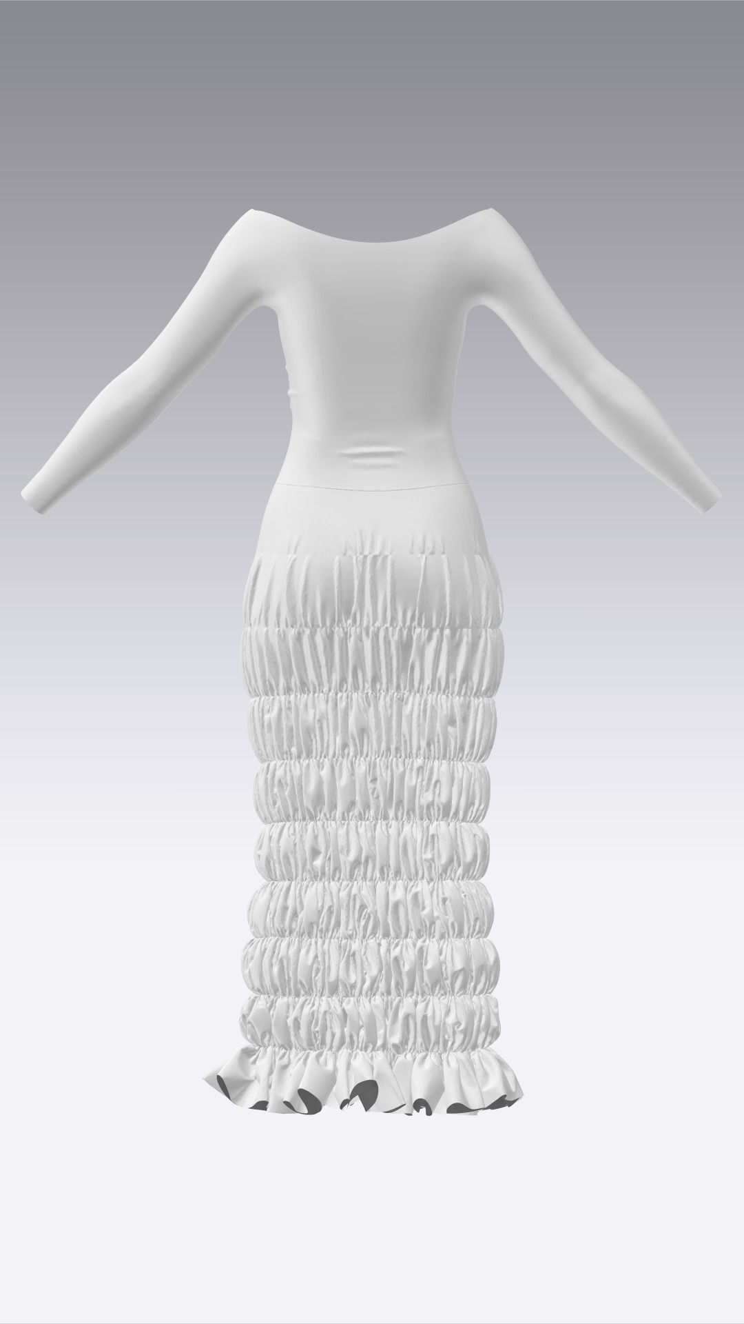 Dress Outfits MD CLO 3D ZPRJ ZPAC project files 3D model_19