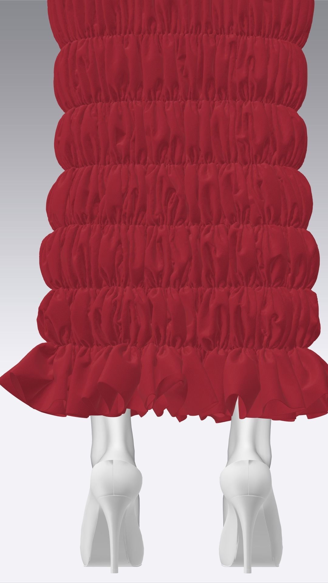 Dress Outfits MD CLO 3D ZPRJ ZPAC project files 3D model_40