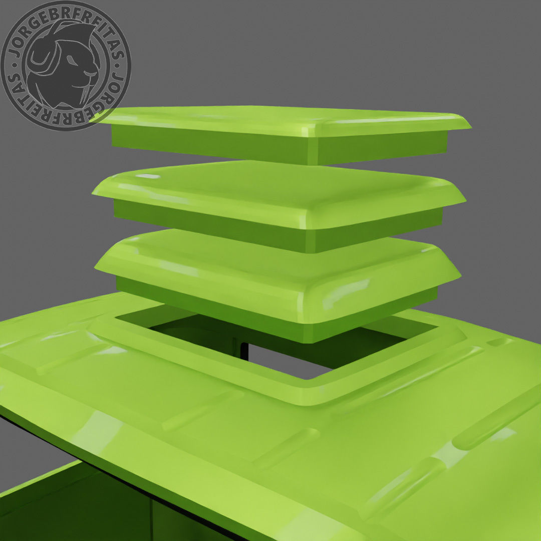 Carroceria Mercedes Benz L 1113 para RC 3D print model_11