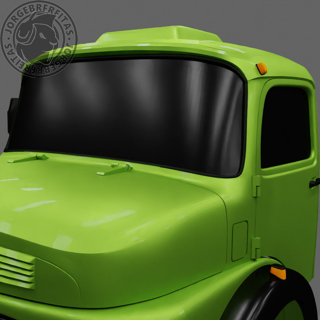 Carroceria Mercedes Benz L 1113 para RC 3D print model_6