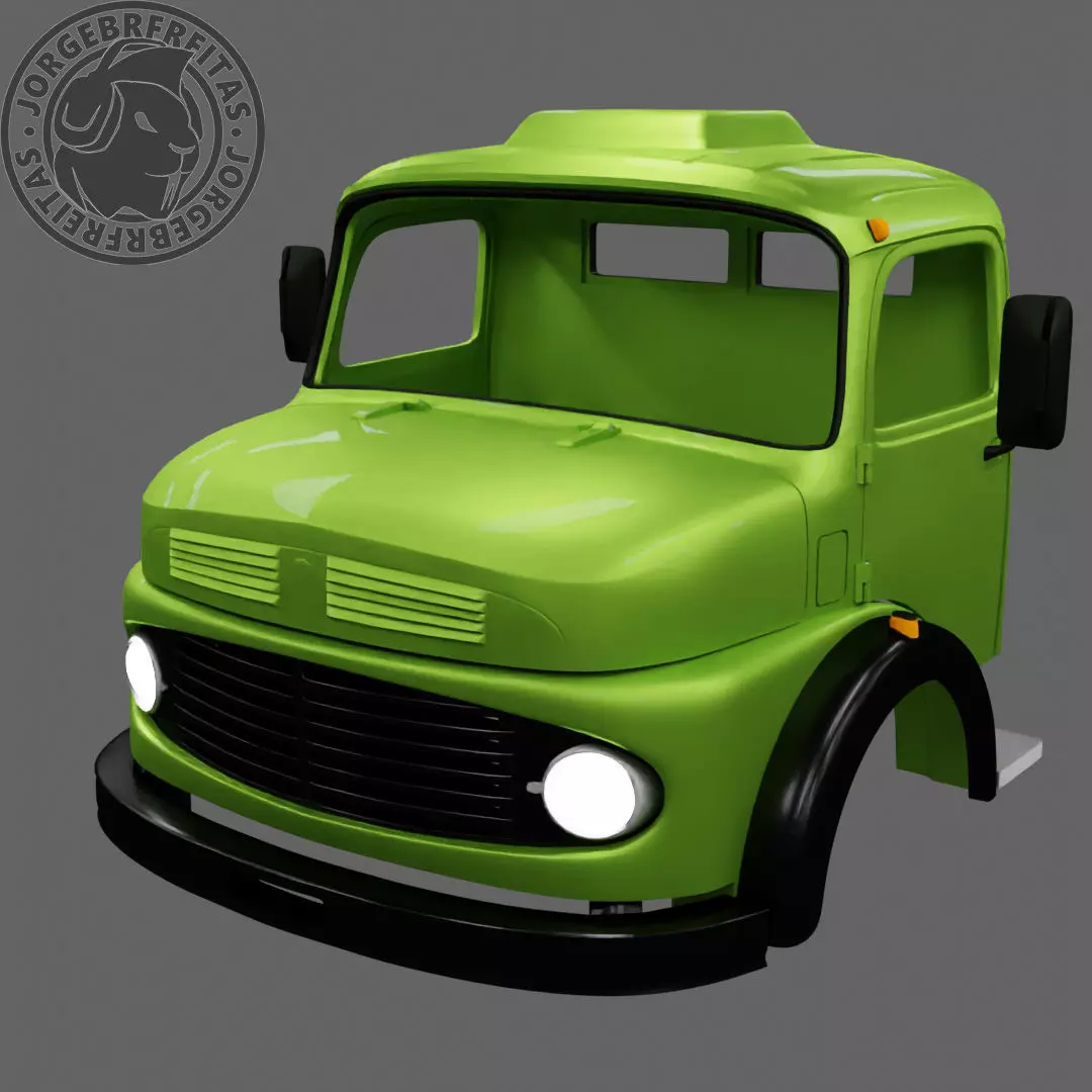 Carroceria Mercedes Benz L 1113 para RC 3D print model_0