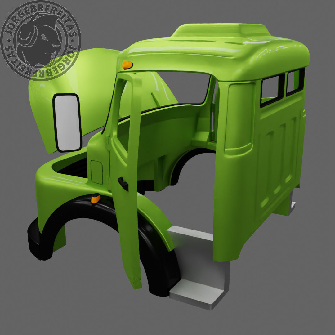 Carroceria Mercedes Benz L 1113 para RC 3D print model_3