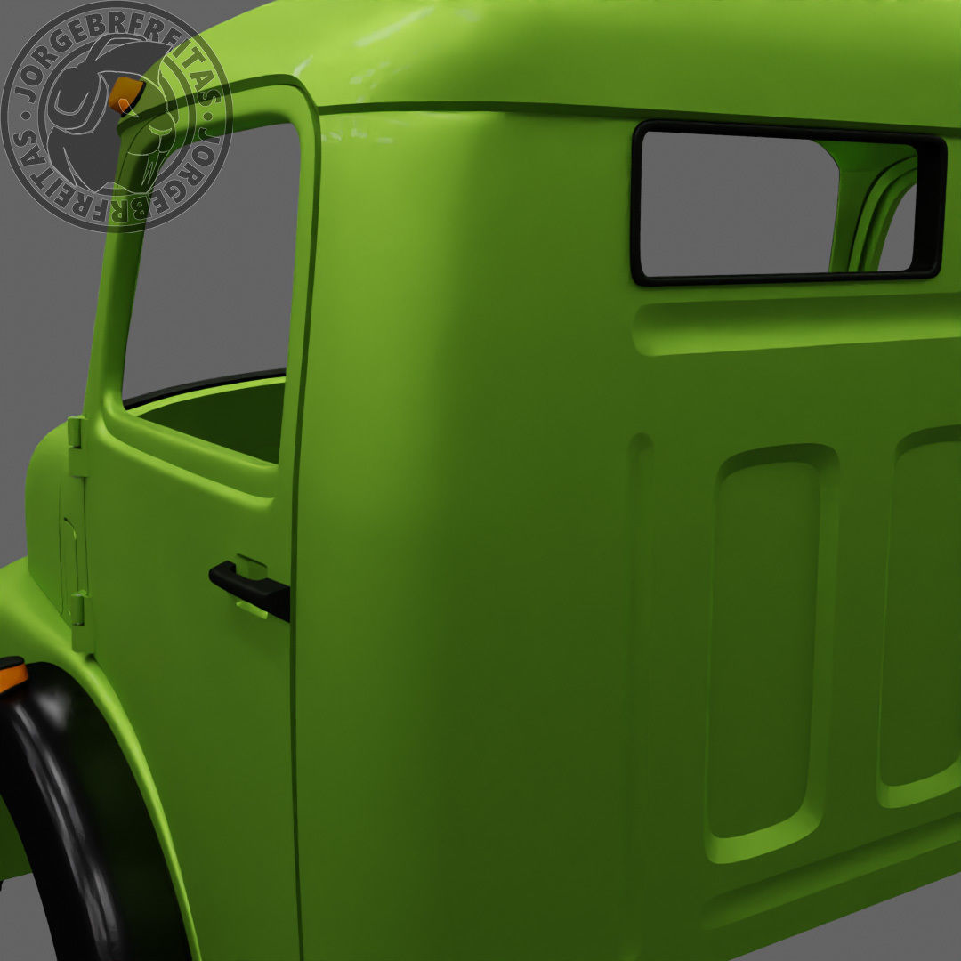 Carroceria Mercedes Benz L 1113 para RC 3D print model_8