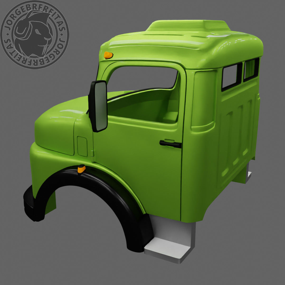 Carroceria Mercedes Benz L 1113 para RC 3D print model_4